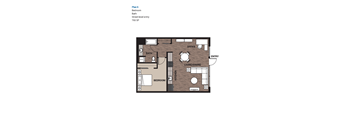 One Bedroom Plan 6