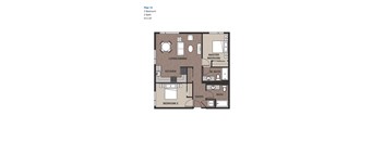 Two Bedroom Plan 10