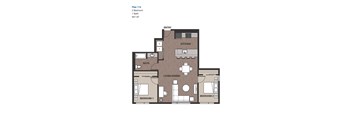 Two Bedroom Plan 11A