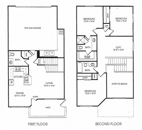 3 Bed - 2.5 Bath |1612 sq ft