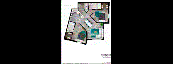 bedroom floor plan an in 2d