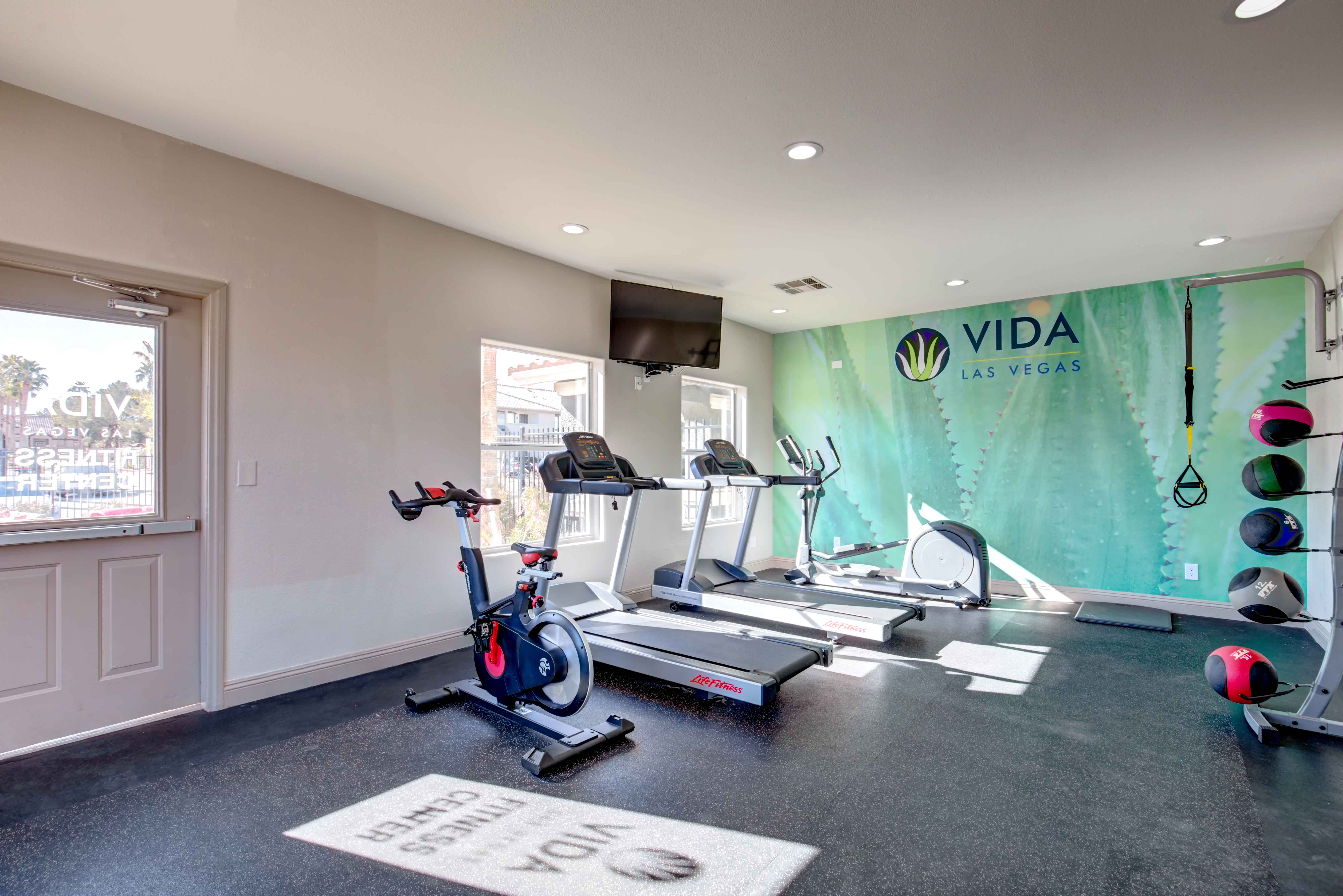 fitness center- cardio machines