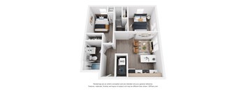 a 1 bedroom floor plan  summit  460 sq ft