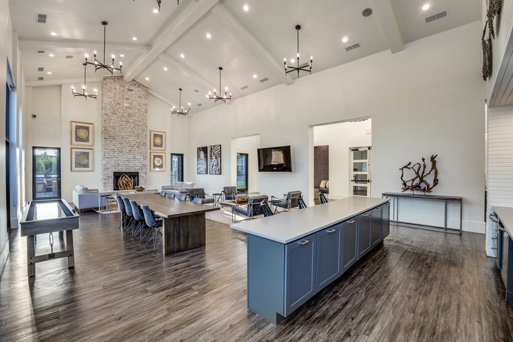 Photo of inside of Village of Rowletts Apartment Clubhouse.