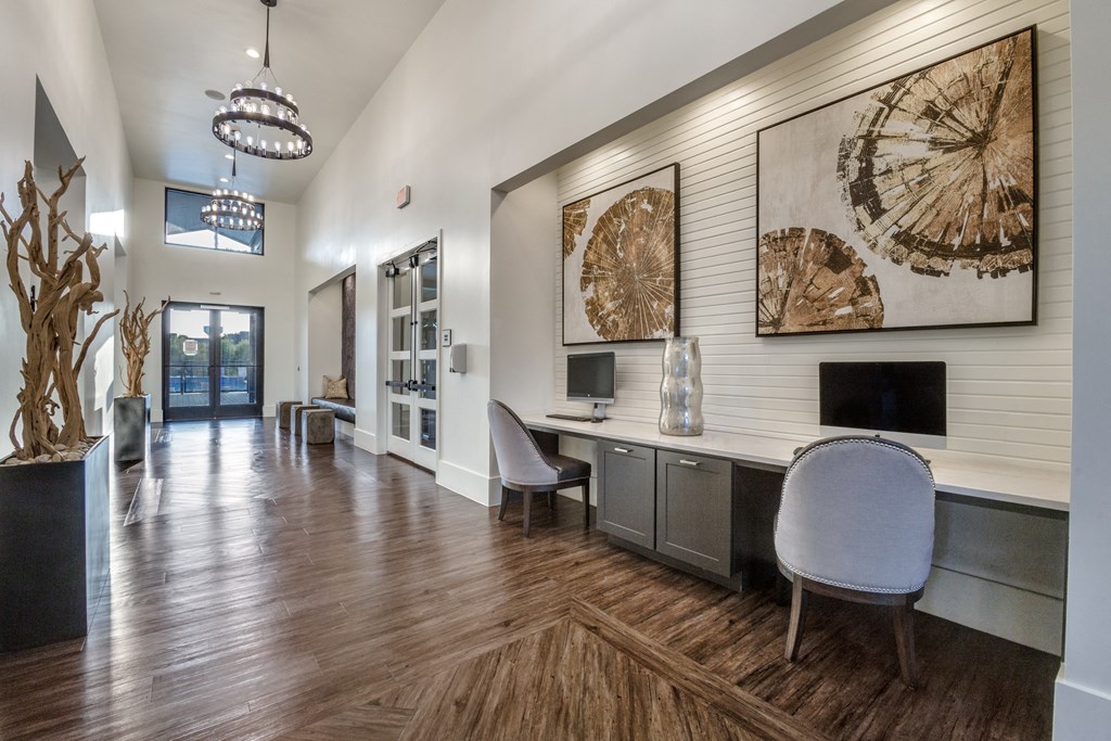 Photo of inside of Village of Rowletts Apartment Clubhouse.