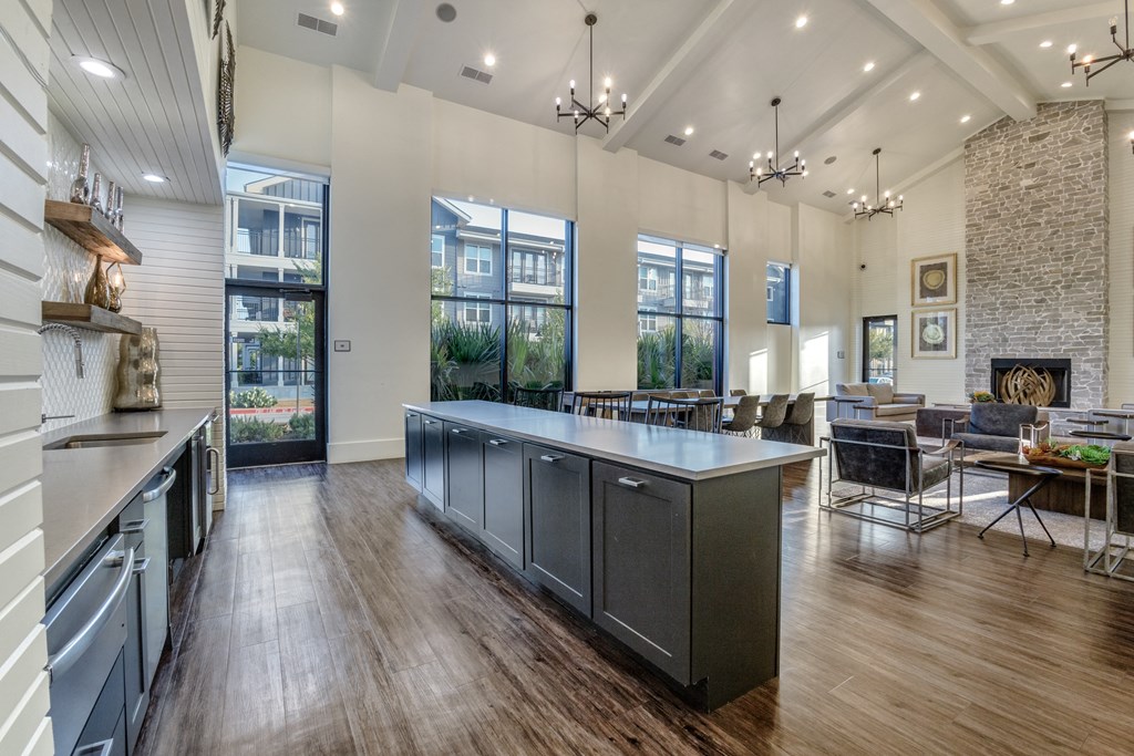 Photo of inside of Village of Rowletts Apartment Clubhouse.