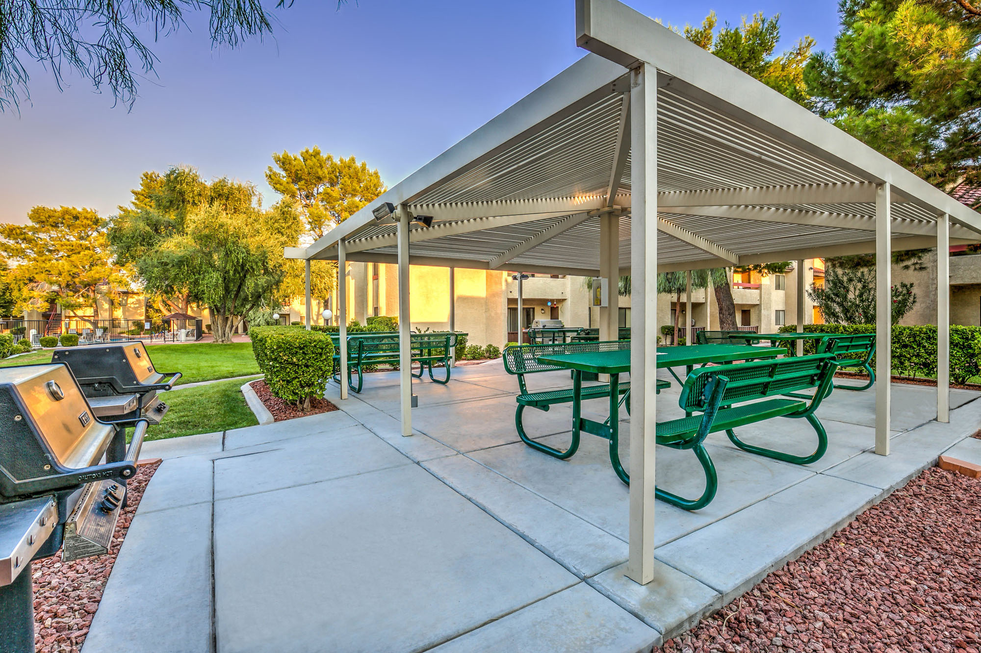 Barbecue and Gazebo Area