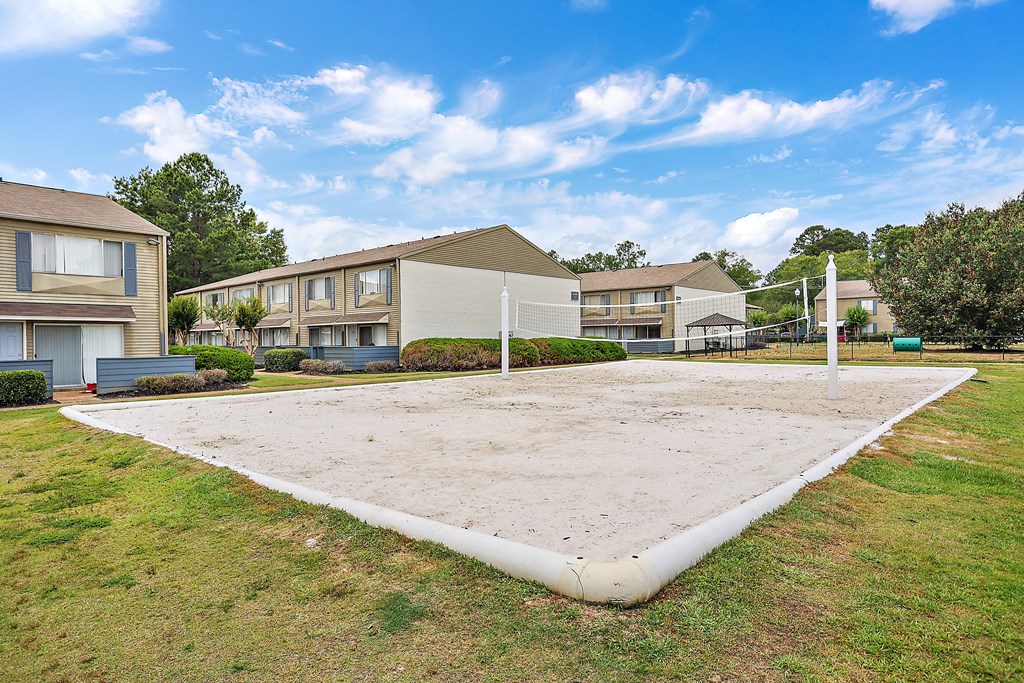 The Pearl at Highland Village Apartments in jackson mississippi photo of sand volley ball court