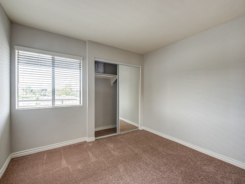 bedroom with lots of natural light
