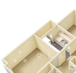 1 Bed - 1 Bath, 700 sq ft floor plan