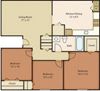 3 beds 1 bath B