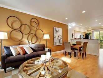 living room with Hardwood Floors - Photo Gallery