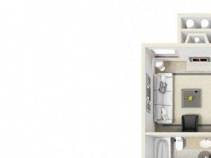 1 Bed - 1 Bath |689 sq ft 1 Bed - 1 Bath |689 sq ft