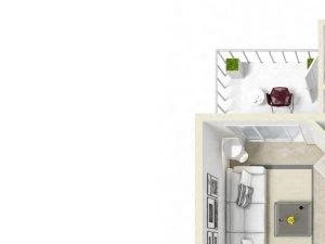 1 Bed - 1 Bath |611 sq ft 1 Bed - 1 Bath |611 sq ft