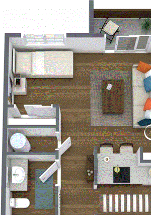 Studio Fully Renovated