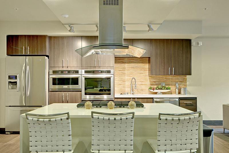 kitchen area in clubhouse