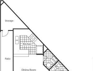 Florence 1150 2 Bed 2.5 Bathroom Floor Plan Florence 1150 2 Bed 2.5 Bathroom Floor Plan at Bella Terra Apartments, Mukilteo, WA, 98275