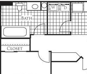 Palermo 935 1 Bedroom 1 Bathroom Floor Plan Palermo 935 1 Bedroom 1 Bathroom Floor Plan at Bella Terra Apartments, Mukilteo, WA, 98275