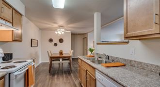 kitchen with attached dining area - Photo Gallery