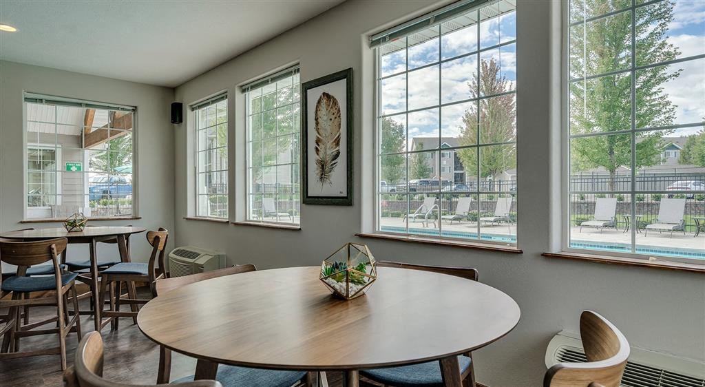 common area in clubhouse