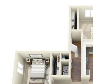 3 Bed - 2 Bath, 1239 sq ft, Waverly floor plan