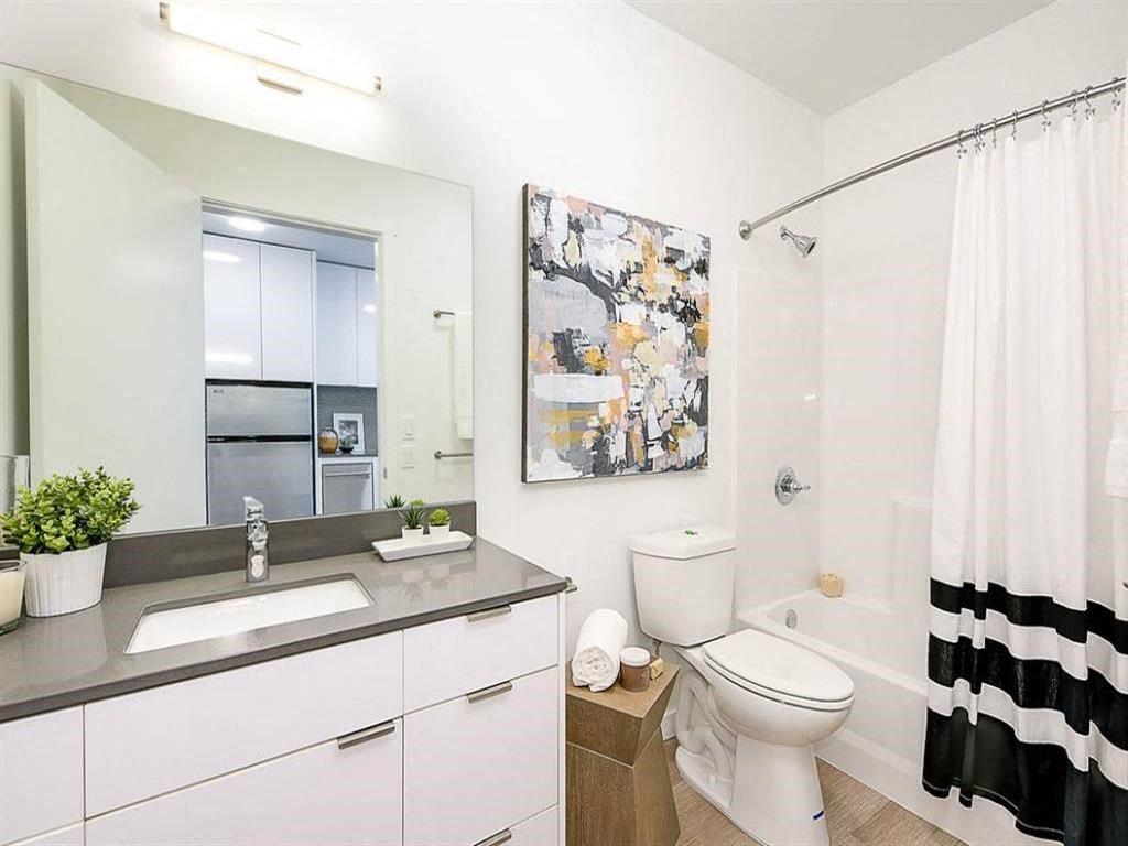 Bathroom with updated fixtures