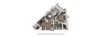 waters edge at mansfield a2 a2s floor plan 1 bed 1 bath