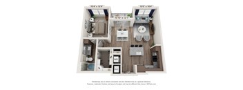 waters edge at mansfield a5 floor plan 1 bed 1 bath