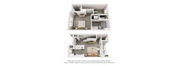 a 2 bedroom floor plan of a 2100 sq ft apartment