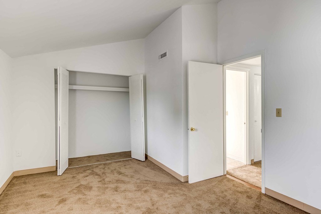 large bedroom with closet