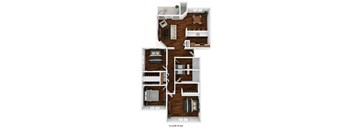 3 Bedroom - 2 Bath (1st - 2nd - 3rd Floors)