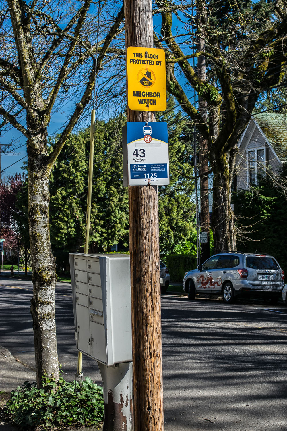 Nearby public transit