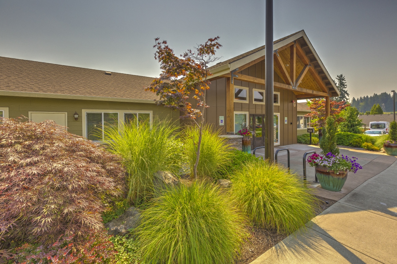 Outside of clubhouse