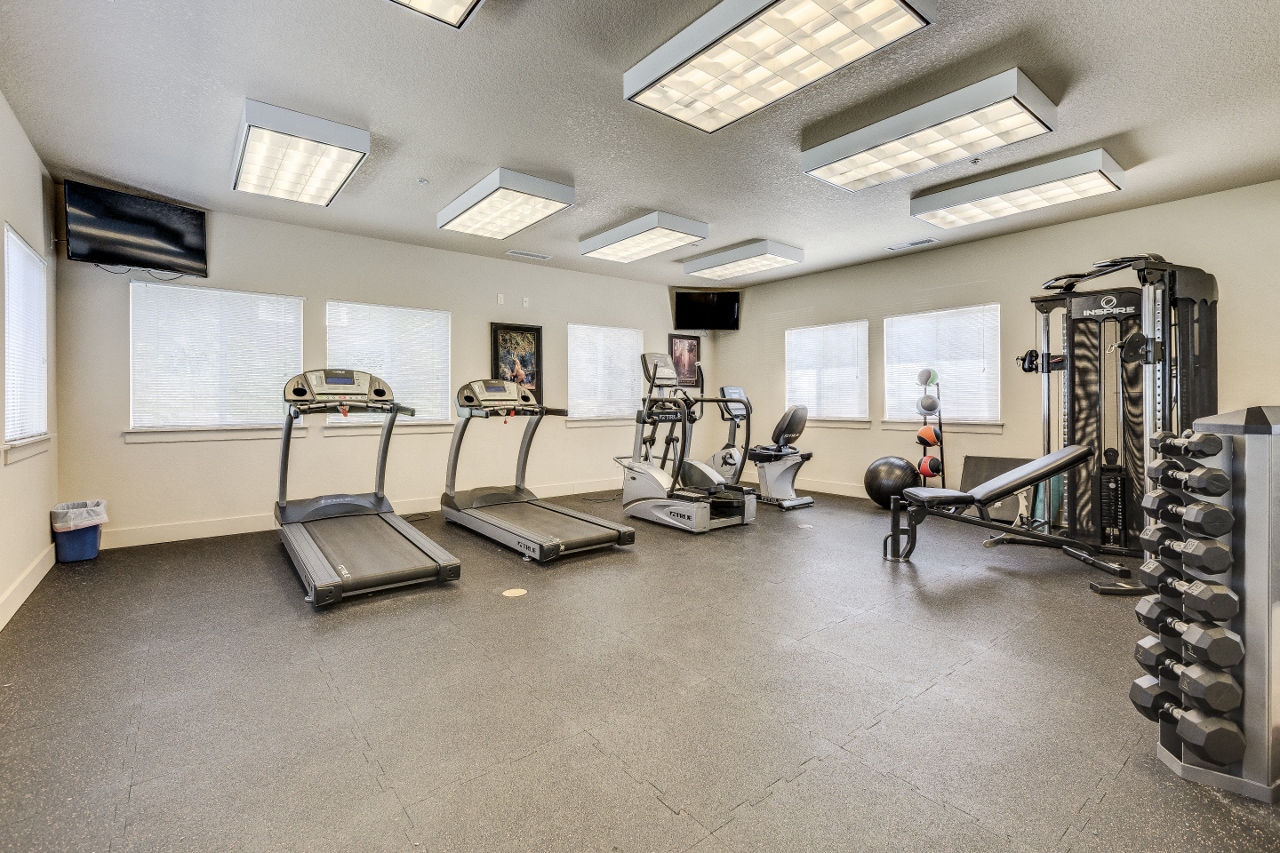 Fitness center- free weights, weighted machines, cardio machines