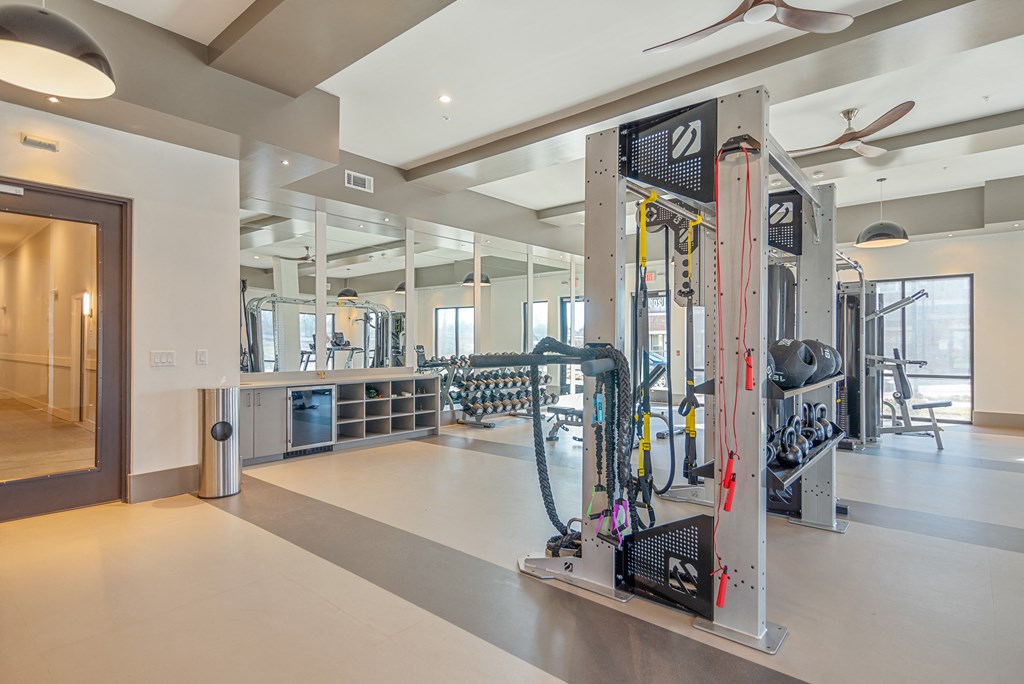 the gym at the m on hennepin apartments