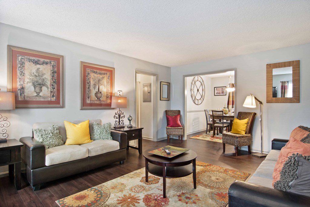Audubon Briarcliff apartments in Atlanta Georgia photo of living room