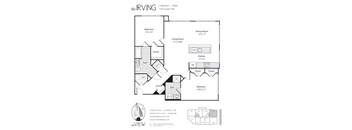 A floor plan for a property rented by Edge Water at 15 Somerset Lane.