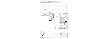 A floor plan for a property called The Washington shows the layout of the rooms.