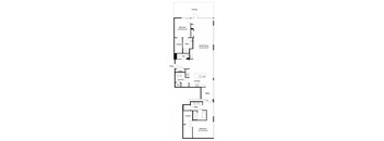 the floor plan of the apartment