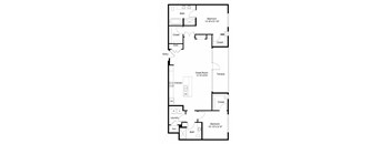 a floor plan of a small house
