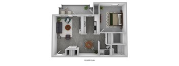 a1 floor plan  1 bedroom with