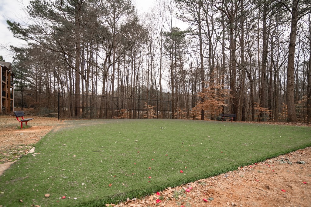 Flats at Riverview apartments in Duluth, GA 30096 photo of green field
