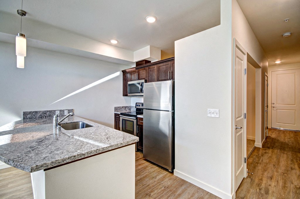 Modern Kitchen Faucet with Pull Out Sprayer at Emerald Crest, Bothell