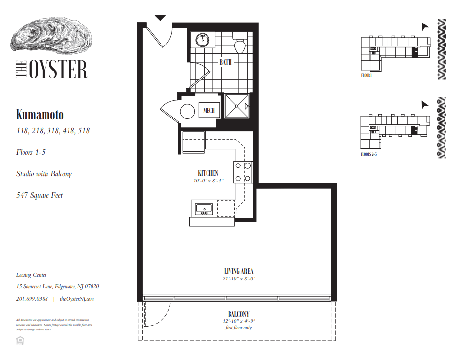 A floor plan for an Oyster themed establishment, featuring a kitchen, dining area, and lounge.