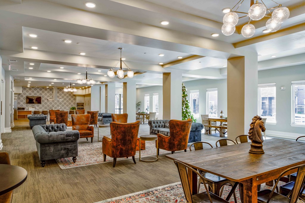 Lobby Lounge at LIV at Boerne Hills an Active Senior Community 62+, Boerne, TX, 78006