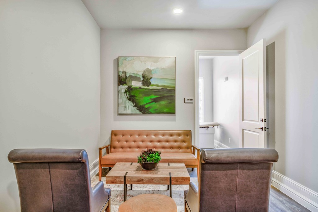 a living room with a couch and a table at LIV at Boerne Hills an Active Senior Community 62+, Texas, 78006