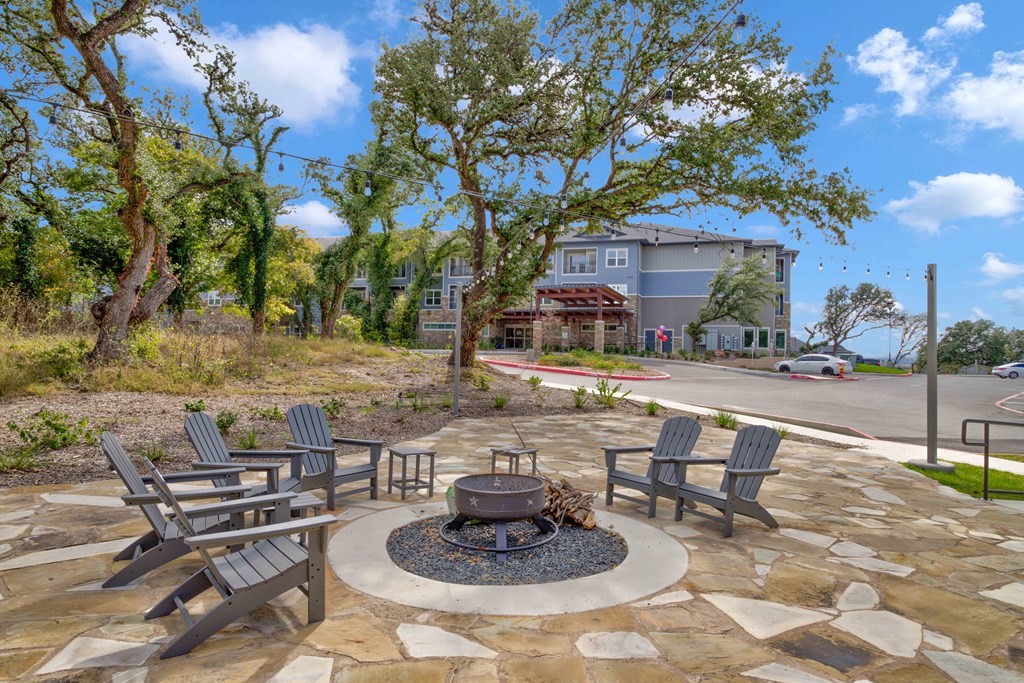 Firepit Patio at LIV at Boerne Hills an Active Senior Community 62+, Boerne, TX, 78006