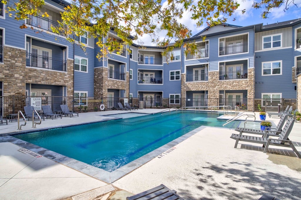 Pool With Sundecks at LIV at Boerne Hills an Active Senior Community 62+, Texas