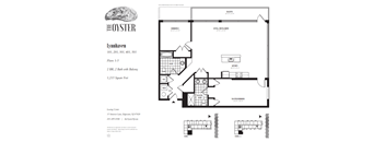 A floor plan for a property at Lynnhaven shows a 2 bedroom, 2 bathroom layout.
