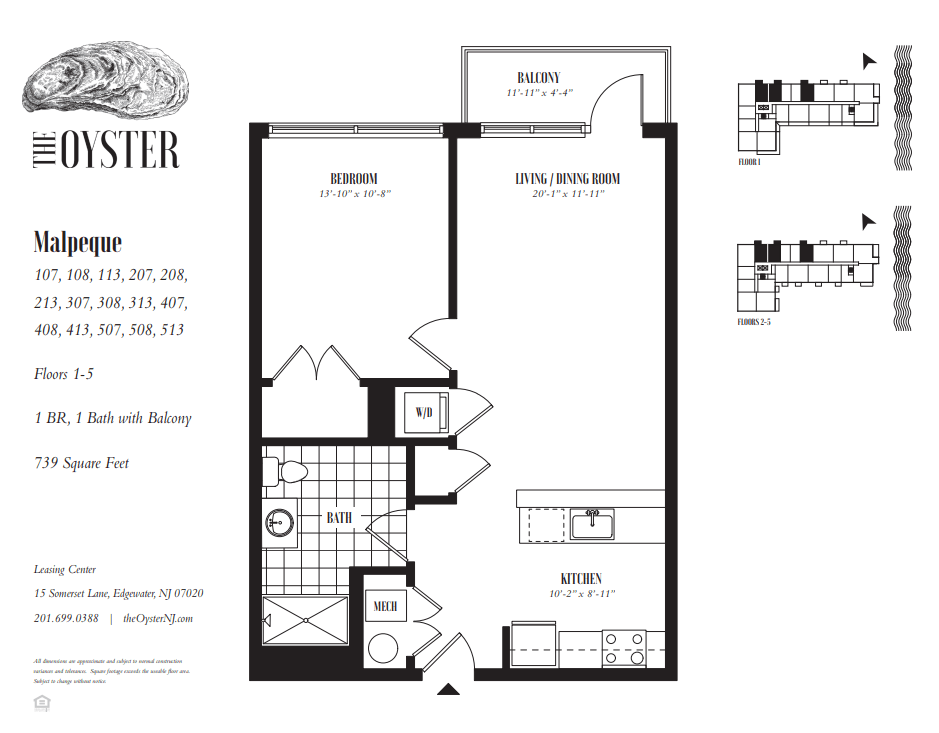 A floor plan for an apartment with a balcony and a kitchen.